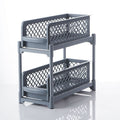 2-Tier Cabinet Organizer | Pull-Out Basket Kitchen Organization