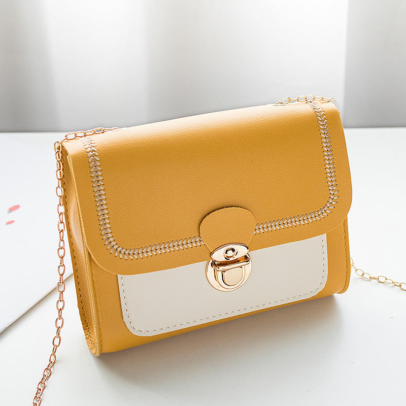 Women's Bag with Lock & Chain – Elegant & Modern