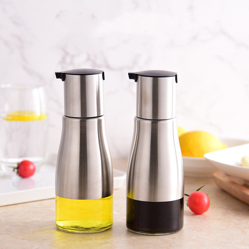 Glas Ölspender | Essig Sojasauce Flasche | Auslaufsicher Küche