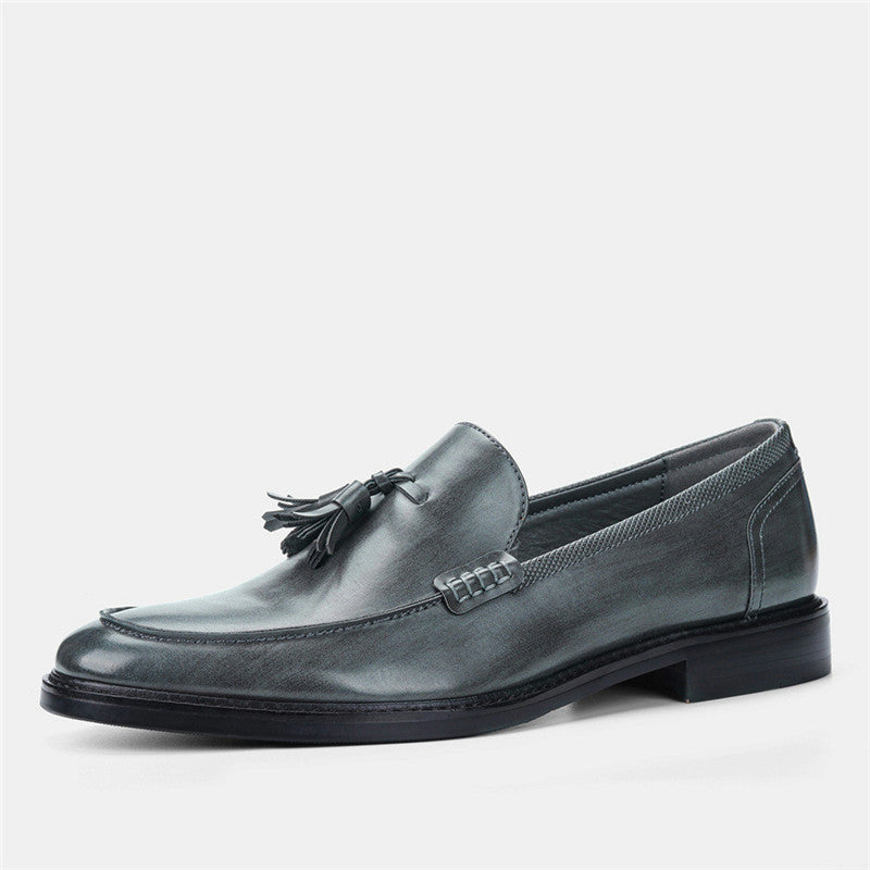 Men's Leather Loafers | Elegant Business Formal Shoes