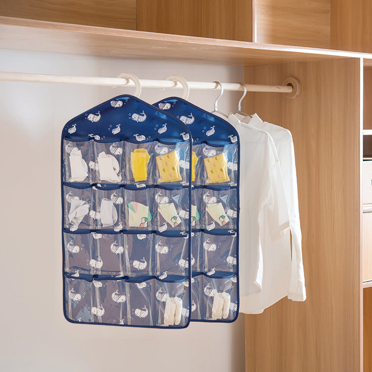 Hänge Organizer Unterwäsche Socken Kleiderschrank platzsparend Ordnung