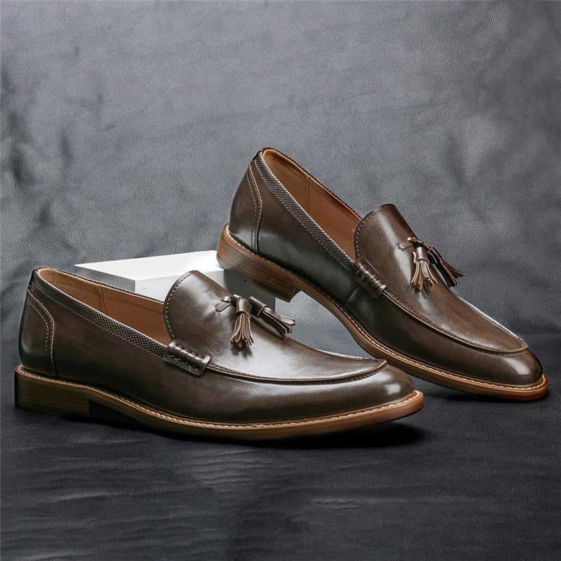 Herren Leder Loafer | Elegant Business Formal Schuhe