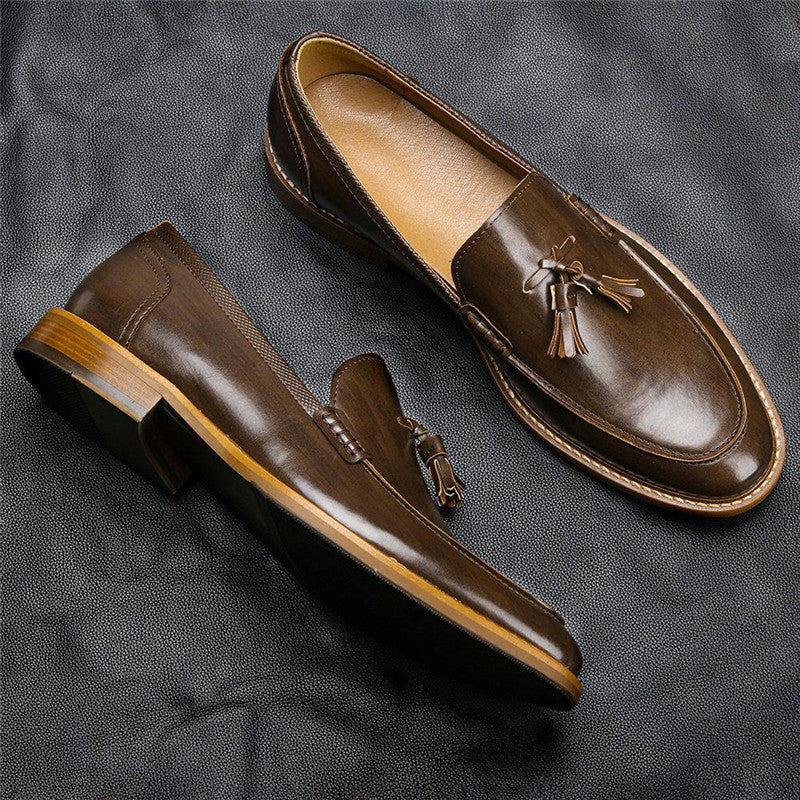 Herren Leder Loafer | Elegant Business Formal Schuhe