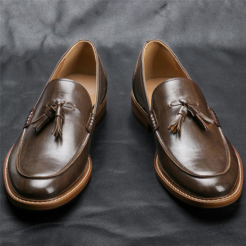 Herren Leder Loafer | Elegant Business Formal Schuhe