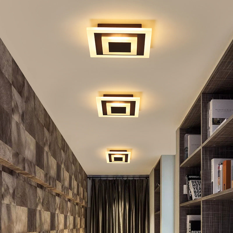 Modern LED Ceiling Light Round for Hallway Living Room Balcony