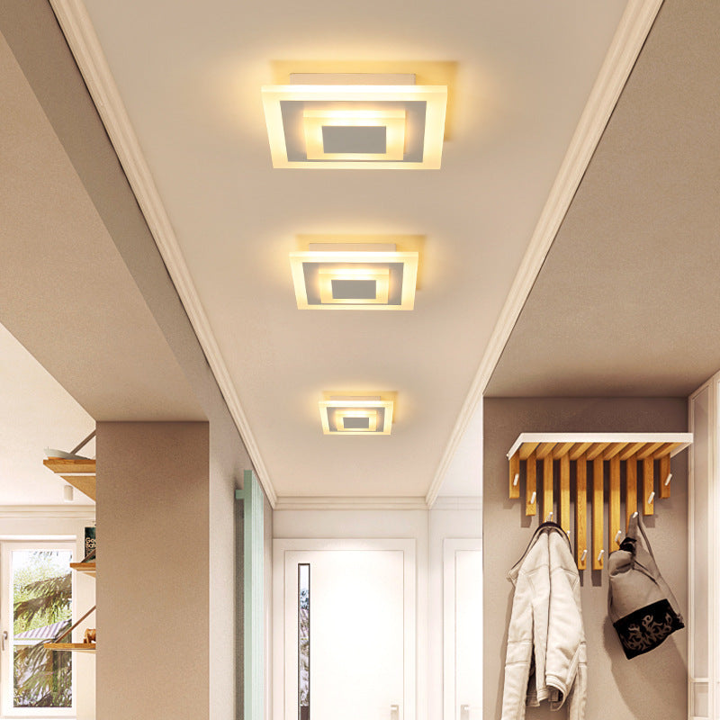 Modern LED Ceiling Light Round for Hallway Living Room Balcony