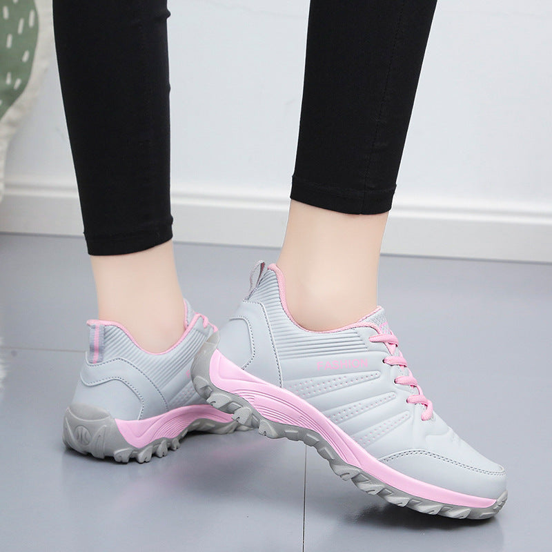 Damen Leder Sneaker Herbst Winter | Bequeme Freizeitschuhe