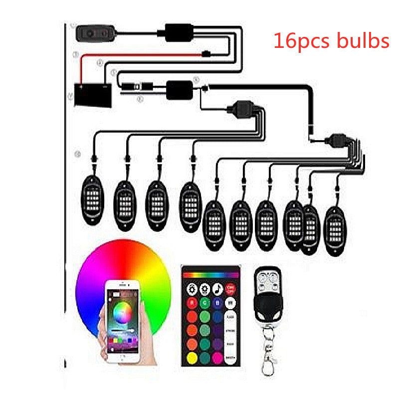 LED Car Light App Control | RGB Ambient Lighting Vehicle