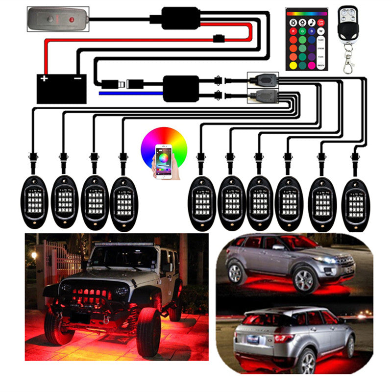 LED Car Light App Control | RGB Ambient Lighting Vehicle