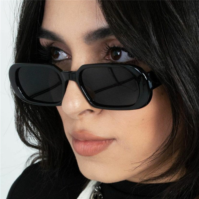 Kleine Eckige Sonnenbrille Unisex – Retro Fashion Brille