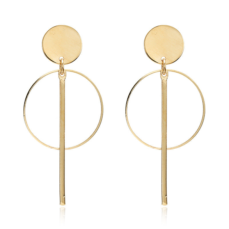 Kreis Tassel Ohrringe – Elegante Ohrstecker mit stilvollen Quasten