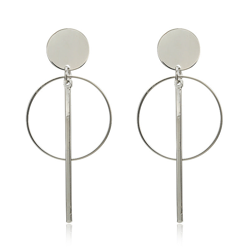 Kreis Tassel Ohrringe – Elegante Ohrstecker mit stilvollen Quasten
