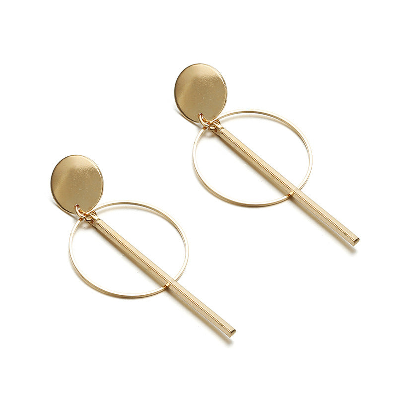 Kreis Tassel Ohrringe – Elegante Ohrstecker mit stilvollen Quasten