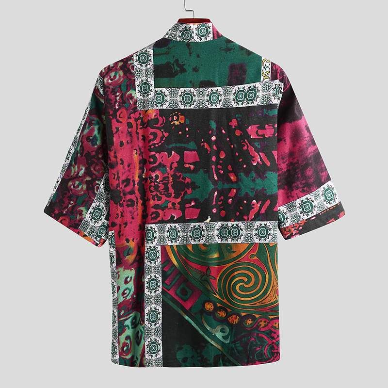 Herren Pyjama Set Kurzarm V-Ausschnitt | Leichte Sommer Nachtwäsche