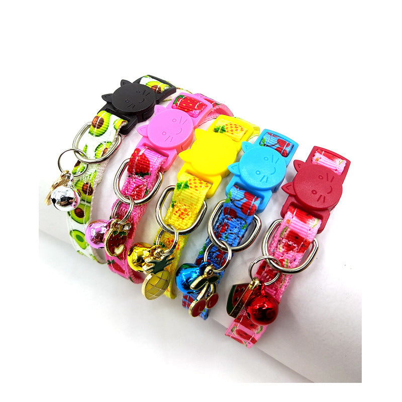 Cat Collar Bell | Adjustable Print Cat Collar