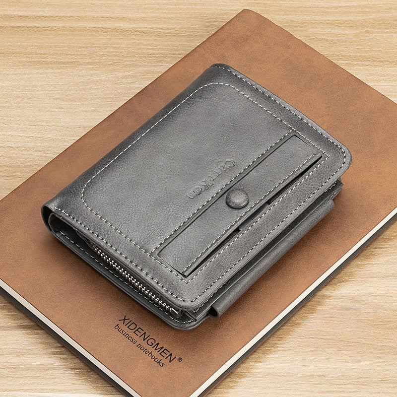 Men's Retro Wallet | Trifold | Compact Wallet