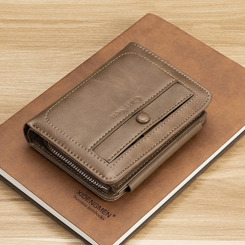 Men's Retro Wallet | Trifold | Compact Wallet