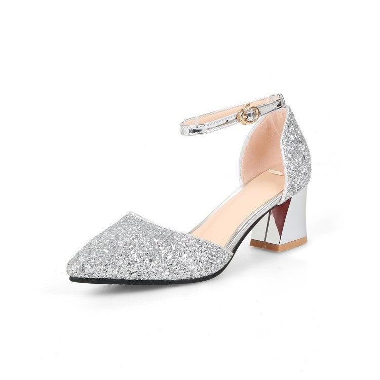 Girls Princess Crystal Shoes | Kids Elegant High Heels