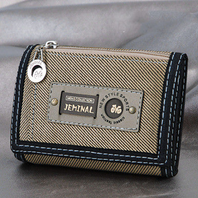 Men's Canvas Wallet | Trifold | Casual Wallet