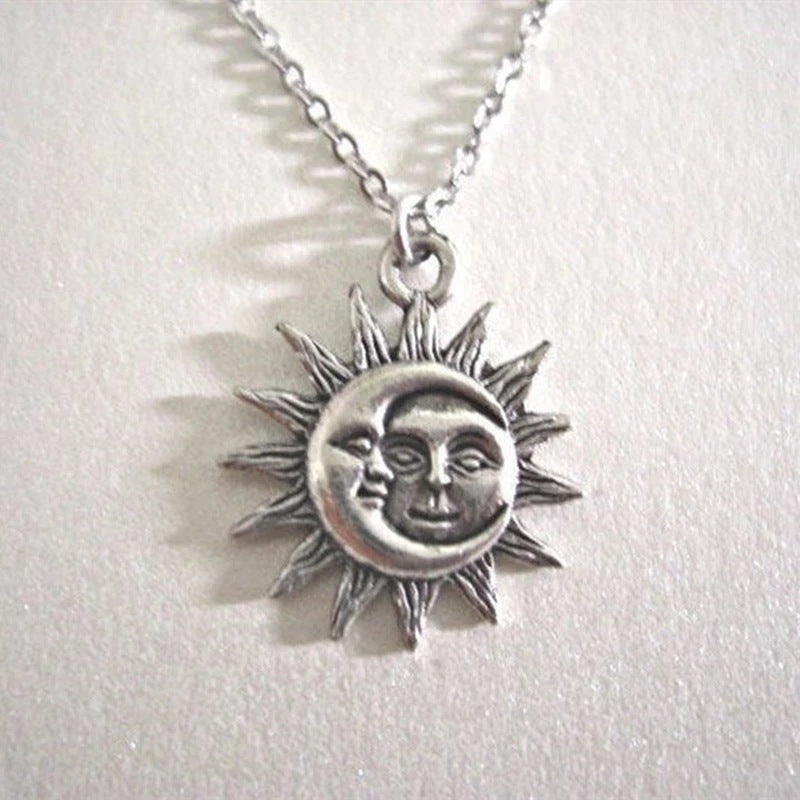 Sun & Moon Necklace – Symbolic Women's Necklace for Harmony & Elegance