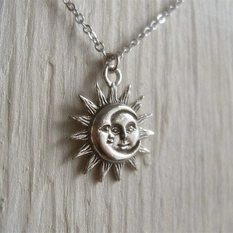 Sun & Moon Necklace – Symbolic Women's Necklace for Harmony & Elegance