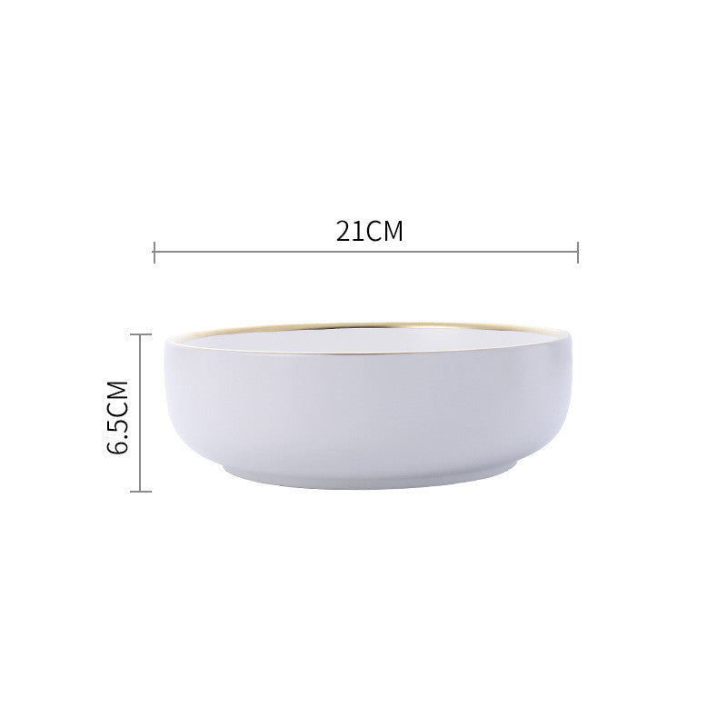 Large Ceramic Bowl Premium – Soup Rice Bowl Elegant