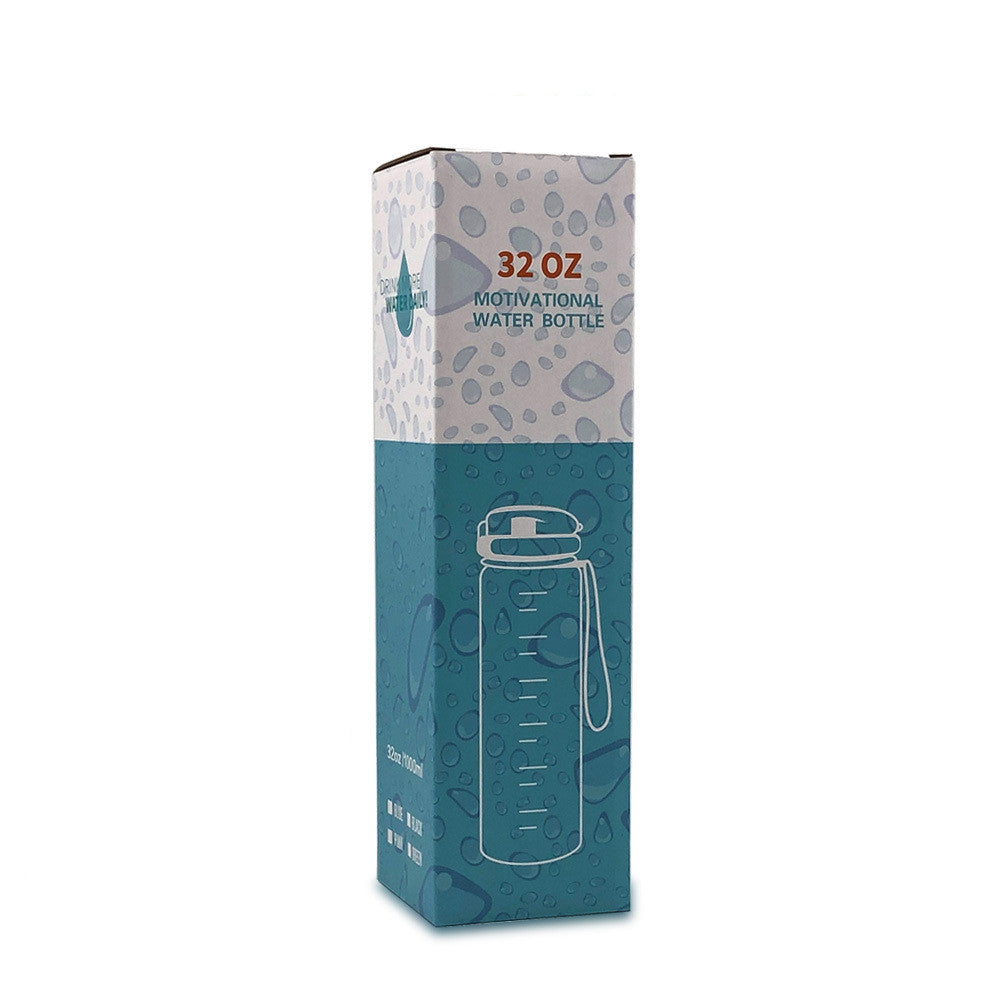 1L Tritan Trinkflasche mit Zeitmarkierung – Motivationsflasche