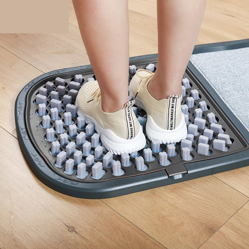 Schmutzfangmatte Eingang Schuhreiniger rutschfest | Sauber Zuhause