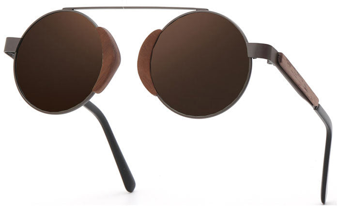 Bambus Sonnenbrille | Holzbrille Retro | Nachhaltige Brille
