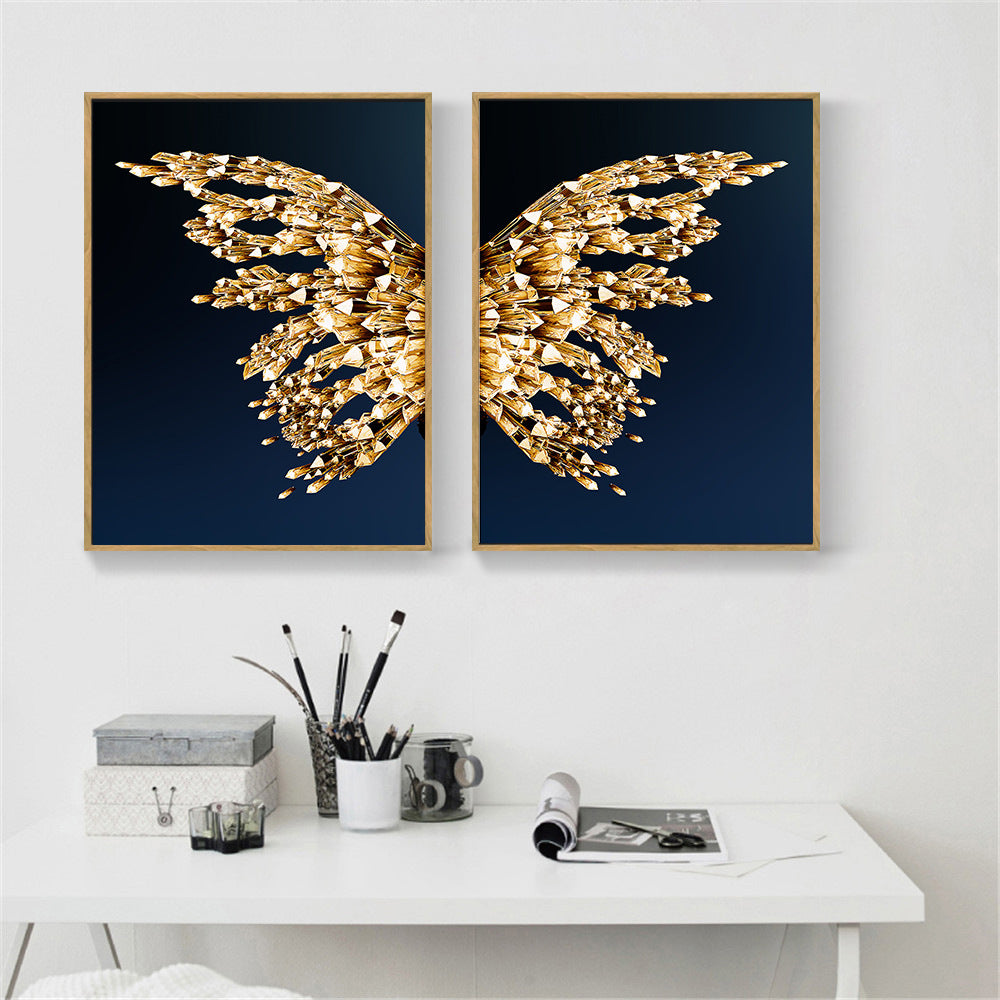 Diamond Painting Set of 2 | Crystal Embroidery Wall Art DIY Shine Art