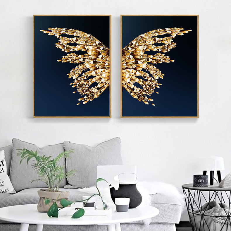 Diamond Painting Set of 2 | Crystal Embroidery Wall Art DIY Shine Art