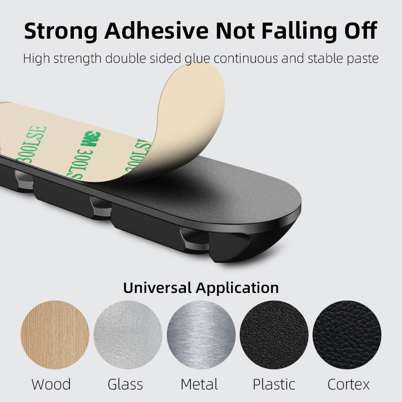 Magnetic Cable Organizer | Silicone Cable Holder Desk Tidiness