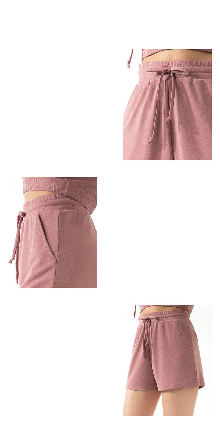 Women's Lace Shorts Loose Yoga Fitness Sports Summer Comfortable