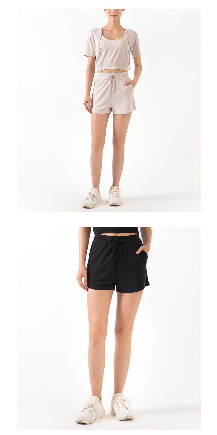 Women's Lace Shorts Loose Yoga Fitness Sports Summer Comfortable