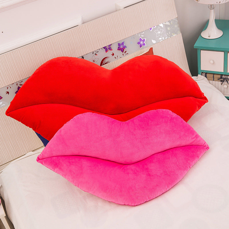 Lips Decorative Pillow | Creative Sofa Cushion Modern Design