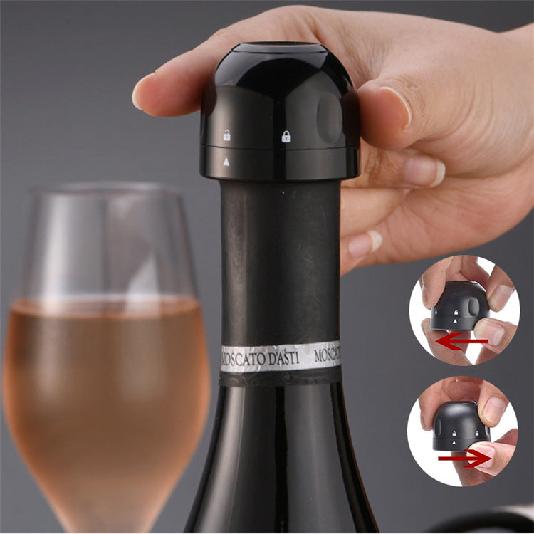 Vacuum Wine Bottle Stopper Premium – Freshness Sealing Silicone Stopper