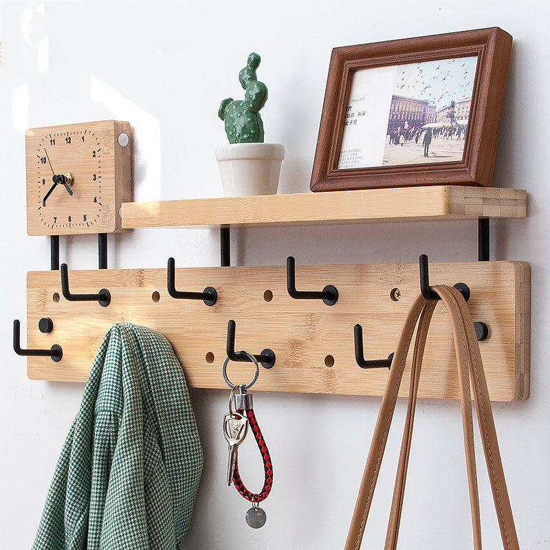 Wall coat rack hooks modern hallway living room clothes hooks organization
