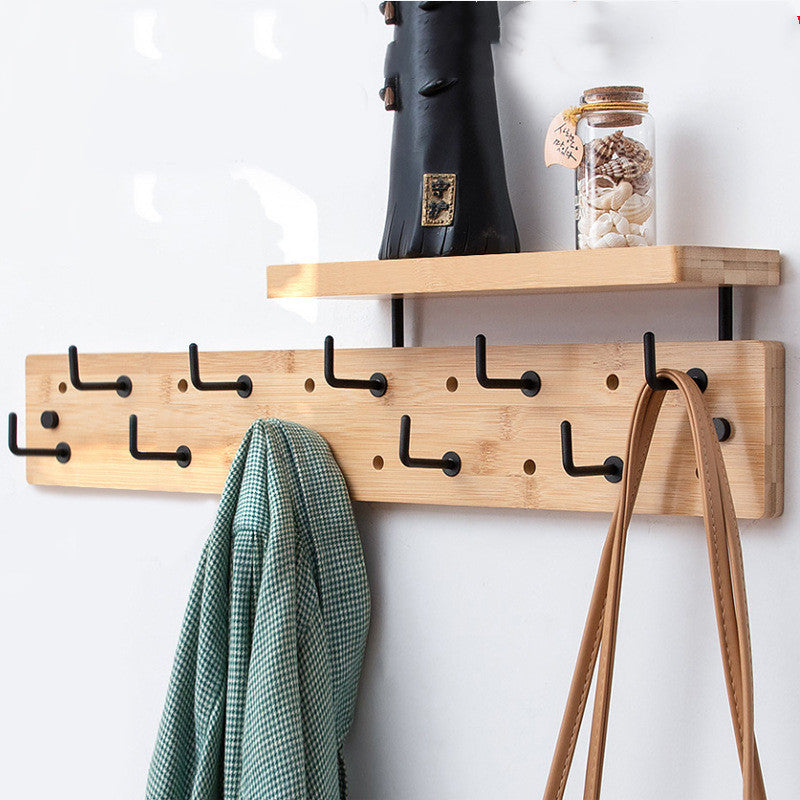 Wall coat rack hooks modern hallway living room clothes hooks organization