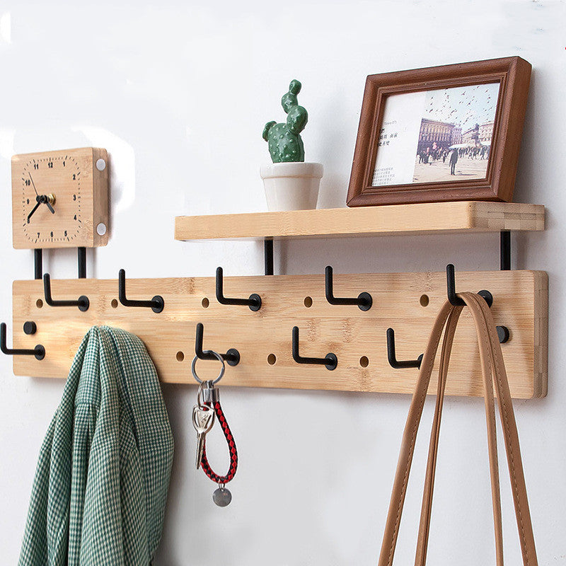 Wall coat rack hooks modern hallway living room clothes hooks organization