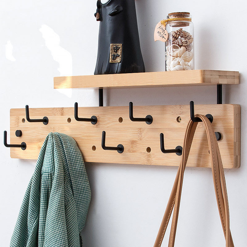 Wall coat rack hooks modern hallway living room clothes hooks organization