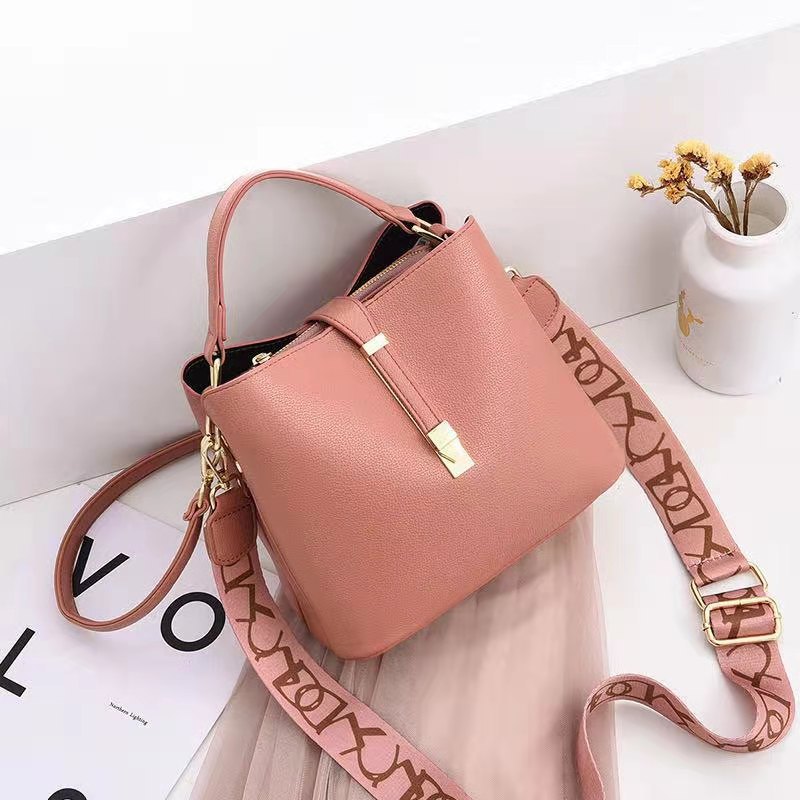 Women's Bucket Bag Shoulder Bag Drawstring Bag Elegant