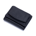 Women's Mini Leather Wallet | Small Short Wallet with Coin Pocket