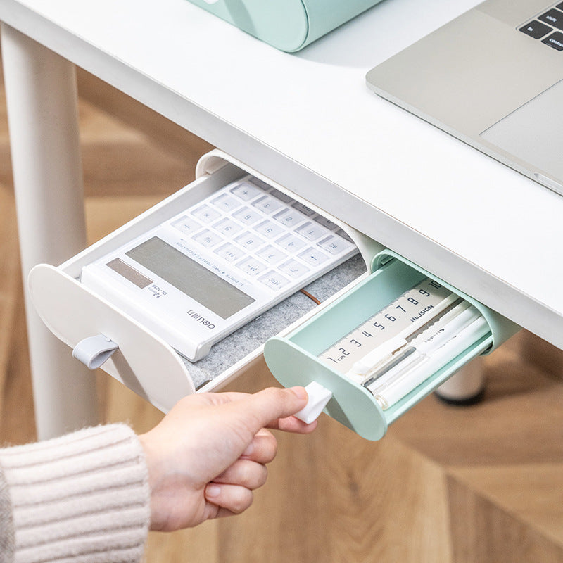 Under-Desk Organizer | Self-Adhesive Drawer Office Organization