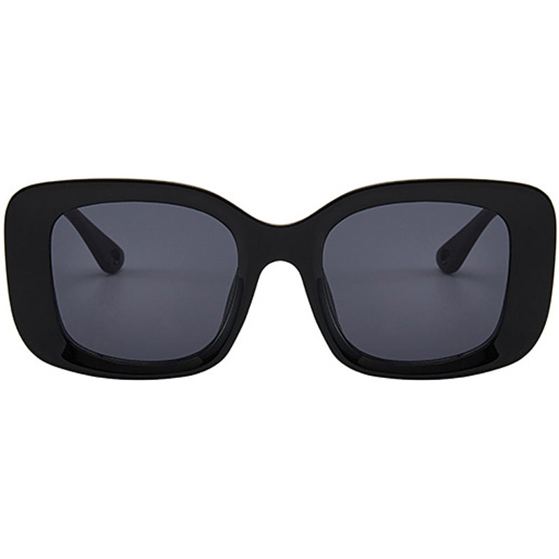 Große Eckige Sonnenbrille Unisex – Oversize Fashion Brille