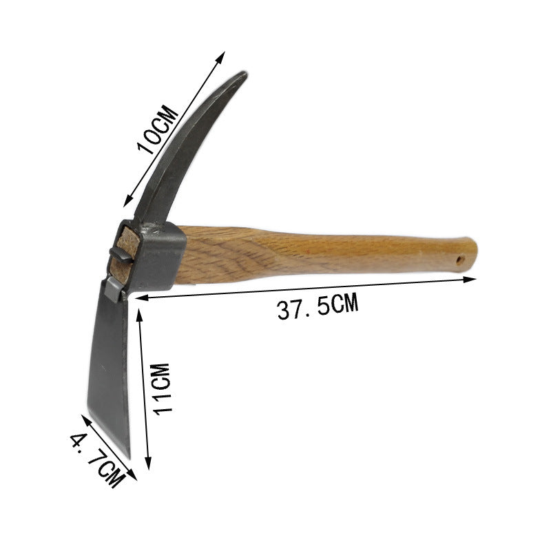 Gartenwerkzeug aus Karbonstahl – Handwerkzeug mit Holzgriff