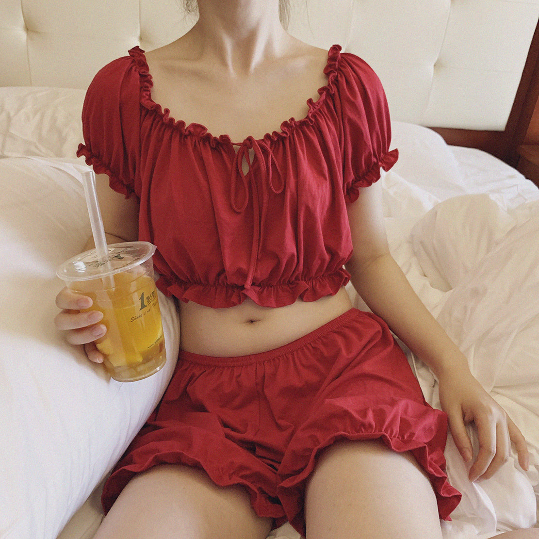 Women's 2-piece Pumpkin Pajama Set – Cute, Comfy & Perfect for Fall