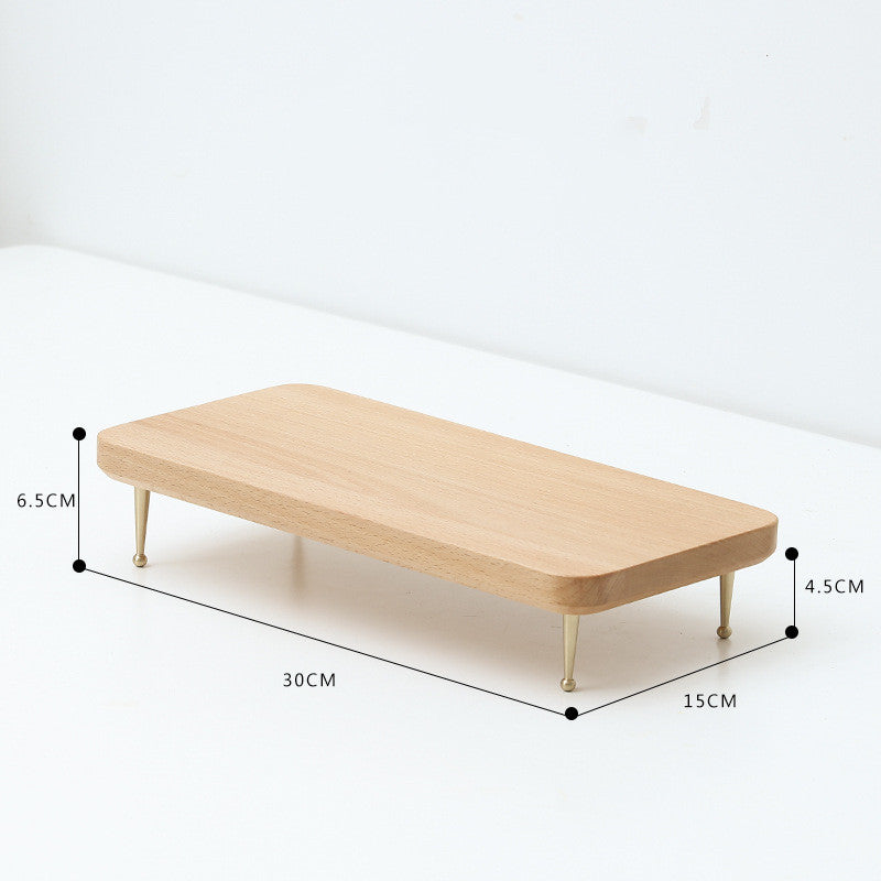Walnut Desk Organizer | Office Shelf Storage System