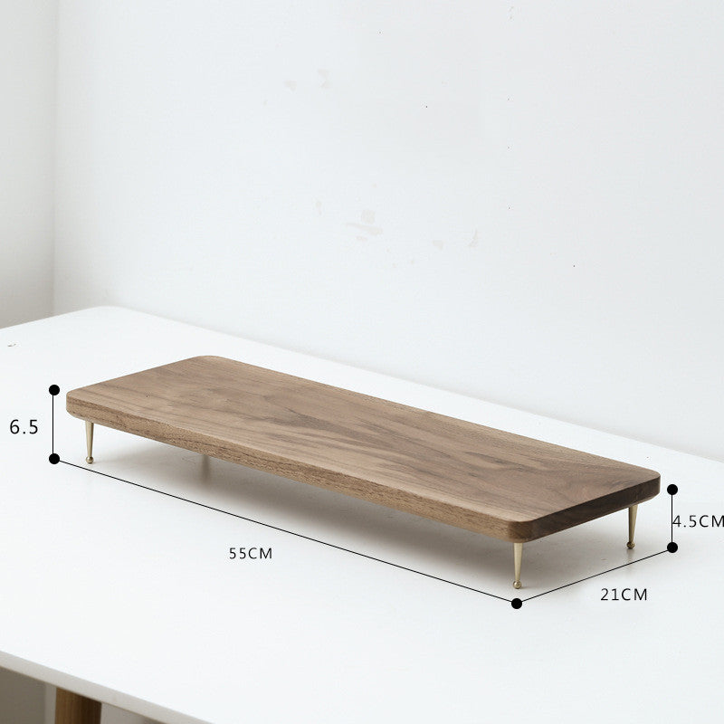 Walnut Desk Organizer | Office Shelf Storage System