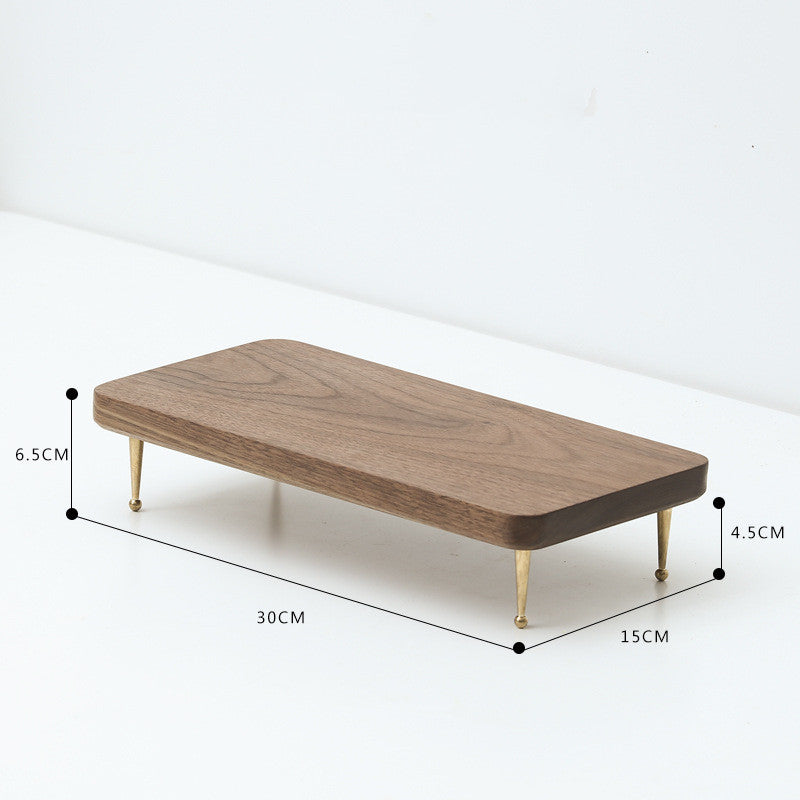 Walnut Desk Organizer | Office Shelf Storage System