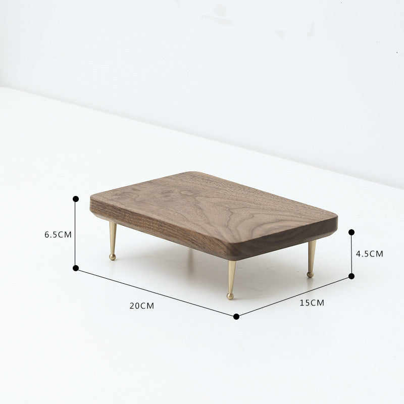 Walnut Desk Organizer | Office Shelf Storage System